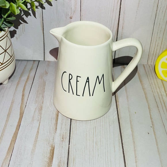Rae Dunn CREAM pitcher - Picture 3 of 4